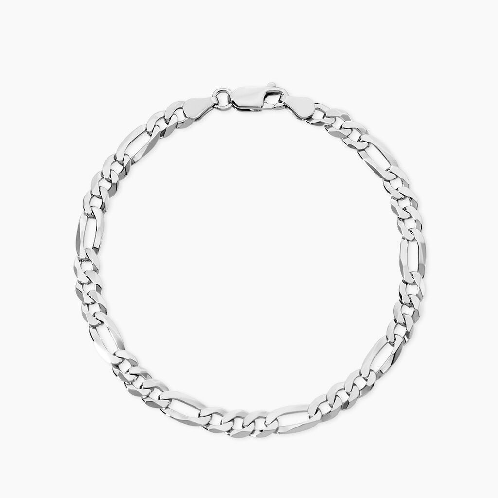 Bracelet Maille Argent Vivian - Bracelets cha&icirc;ne Homme | Histoire d&rsquo;Or