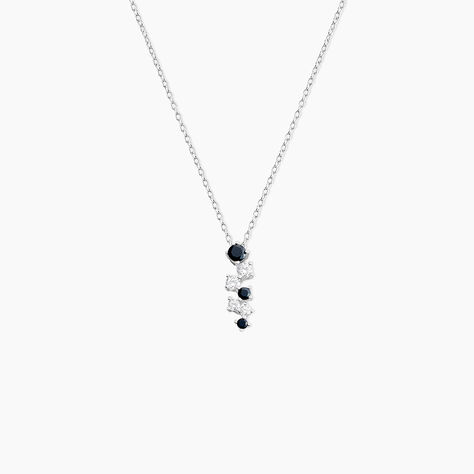 Collier Gaya Argent Blanc Oxyde De Zirconium - Colliers fantaisie Femme | Histoire d’Or