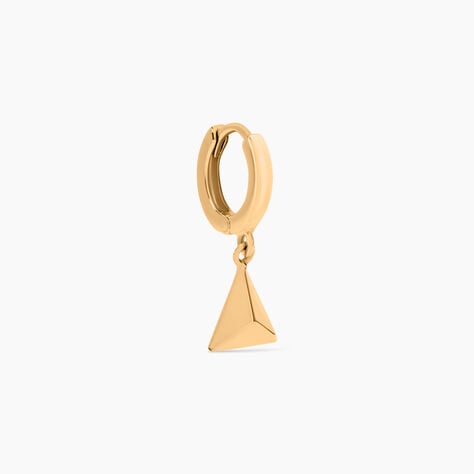 Créole Unitaire Harvey Plaqué Or Jaune - Boucles d'oreilles créoles Homme | Histoire d’Or