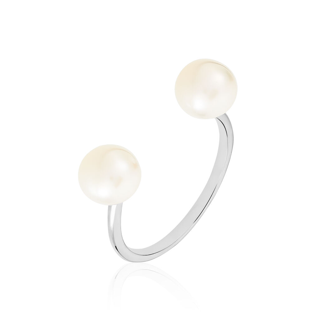 Bague ouverte perle clearance