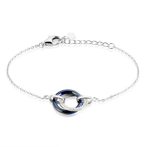 Bracelet Grizzel Argent Céramique Oxyde - Bracelets fantaisie Femme | Histoire d’Or