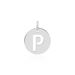 Pendentif Elio P Argent Blanc - Pendentifs Famille | Histoire d’Or
