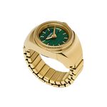 Montre Fossil Watch Ring Vert - Id&eacute;es cadeaux Femme | Histoire d&rsquo;Or
