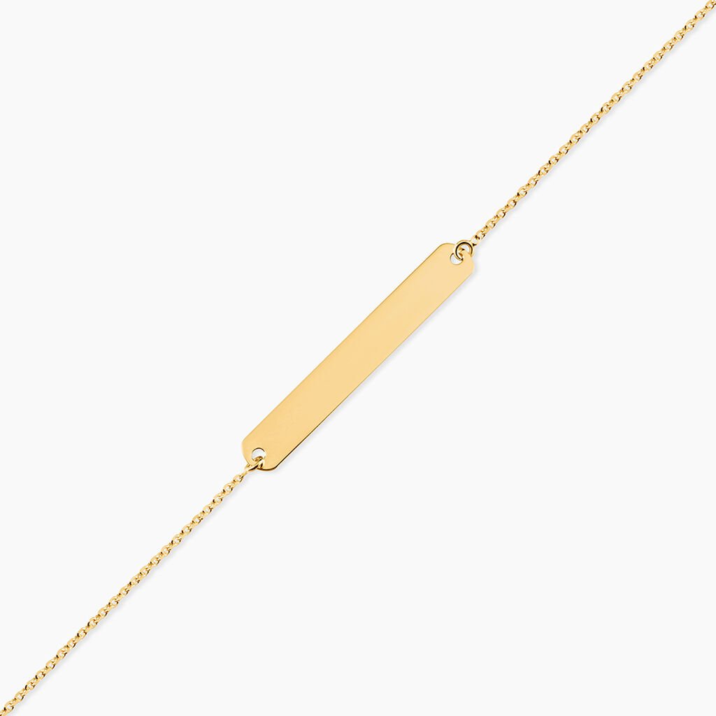 Bracelet Beavis Or Jaune - Bracelets Naissance Femme | Histoire d&rsquo;Or