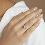 Bague Solitaire Natalia Pl Platine Blanc Diamant - Bagues solitaires Femme | Histoire d&rsquo;Or