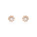 Boucles D'oreilles Puces Argent Rose Donella Oxyde De Zirconium - Boucles d'oreilles fantaisie Femme | Histoire d’Or
