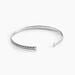 Bracelet Jonc Oscaro Argent Gris - Bracelets joncs Homme | Histoire d’Or