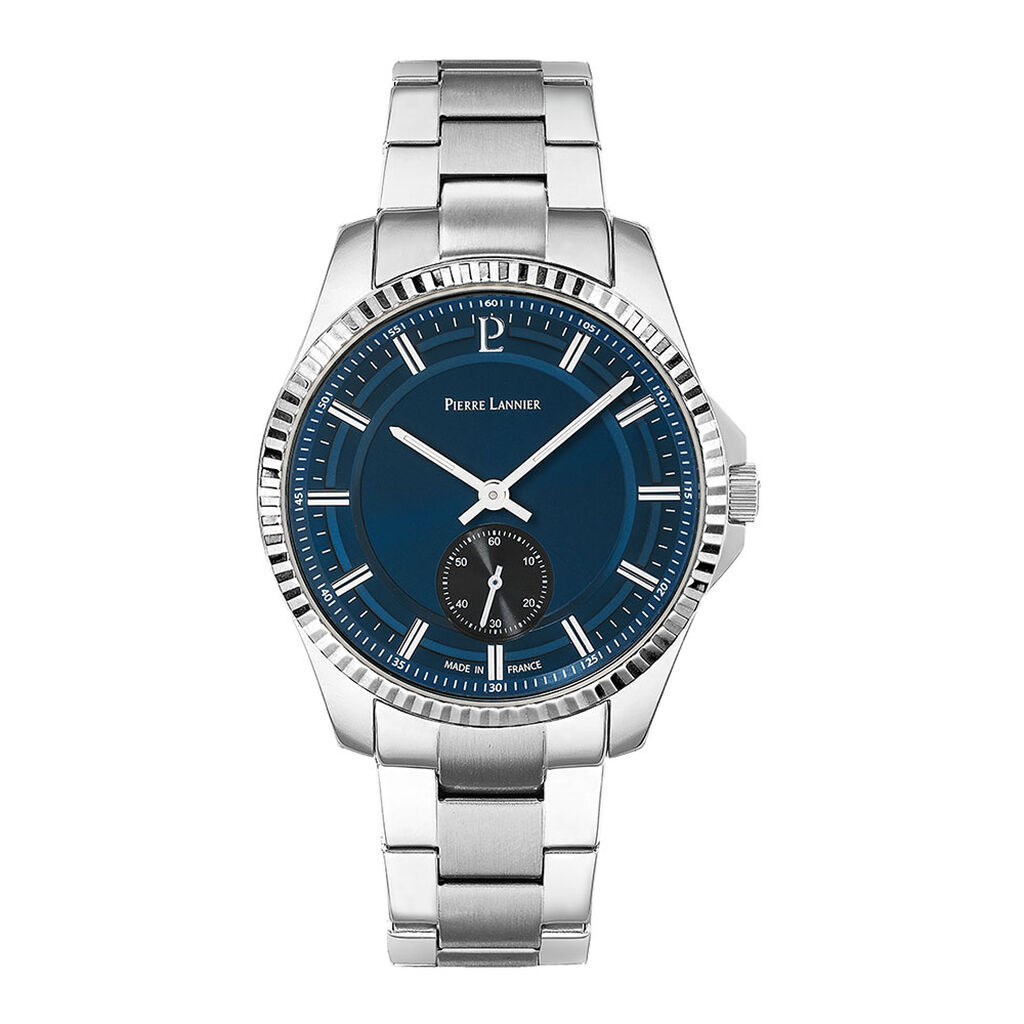 Montre Pierre Lannier Metropolitain Bleu - Montres Homme | Histoire d&rsquo;Or