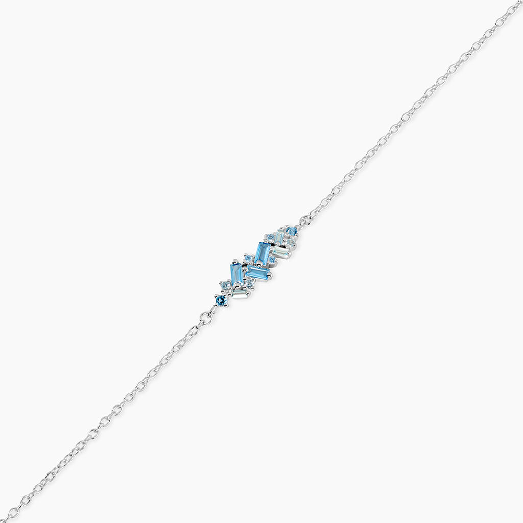 Bracelet Rio Argent Blanc Oxyde De Zirconium - Bracelets Femme | Histoire d&rsquo;Or
