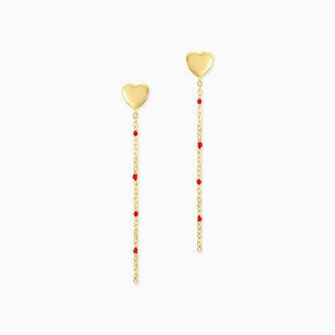 Boucles D'Oreilles Pendantes Bubble Argent Jaune - Boucles d'oreilles fantaisie Enfant | Histoire d&rsquo;Or