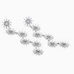 Boucles D'oreilles Pendantes Daisy Argent Blanc Oxyde De Zirconium - Boucles d'oreilles pendantes Femme | Histoire d&rsquo;Or