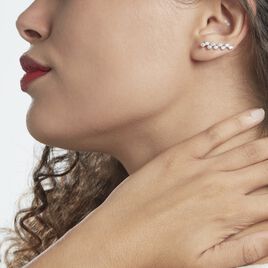 Bijoux D'oreilles Galmier Argent Oxyde - Boucles d'oreilles fantaisie Femme | Histoire d’Or