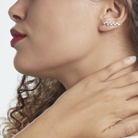 Bijoux D'oreilles Galmier Argent Oxyde - Boucles d'oreilles fantaisie Femme | Histoire d’Or