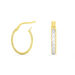 Créoles Sterala Or Jaune Strass - Boucles d'oreilles créoles Femme | Histoire d’Or