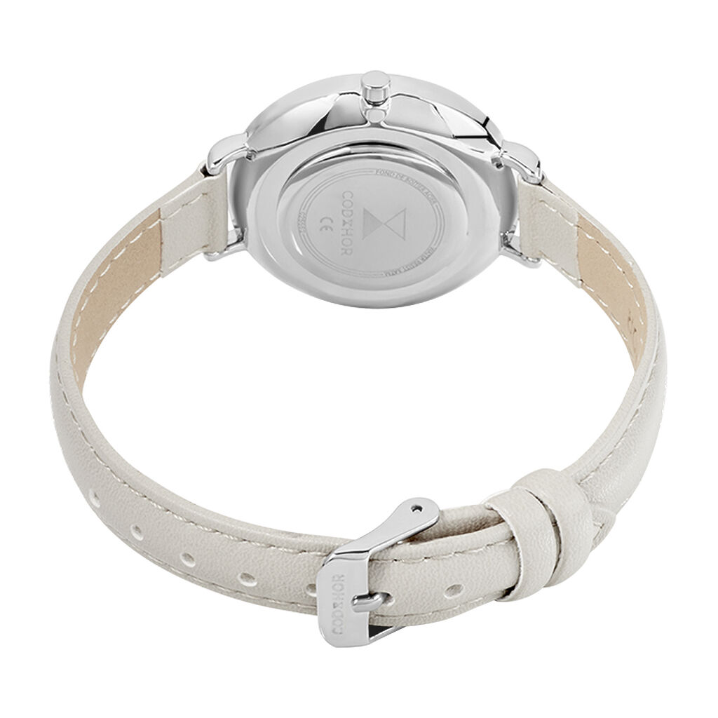 Montre Codhor Lena Blanc - Montres Femme | Histoire d’Or