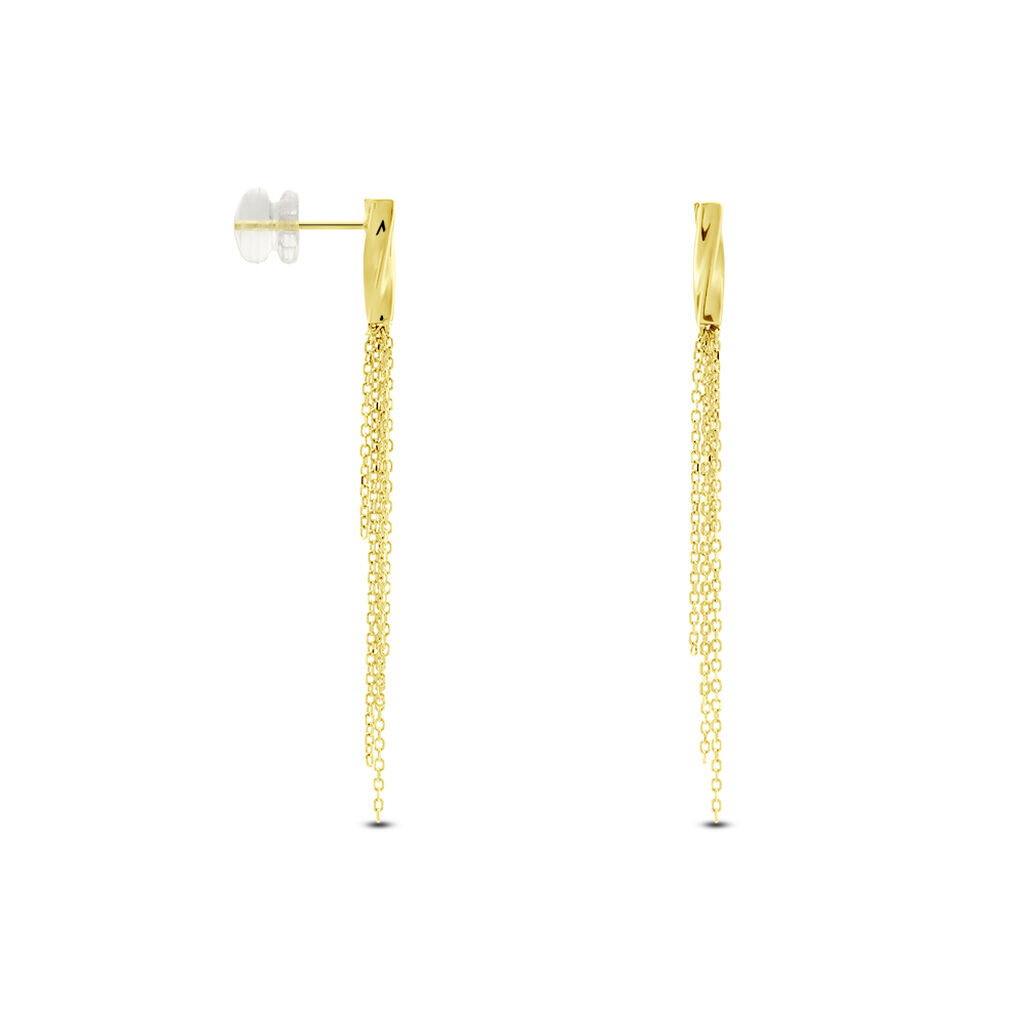 Boucles D'oreilles Pendantes Armoise Or Jaune - Boucles d'oreilles pendantes Femme | Histoire d’Or