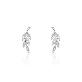 Boucles D'oreilles Puces Alma Argent Blanc Oxyde De Zirconium - Boucles d'oreilles fantaisie Femme | Histoire d’Or