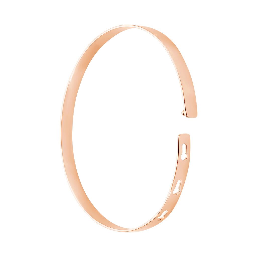 Bracelet Jonc Gravita Argent Rose - Bracelets joncs Femme | Histoire d&rsquo;Or