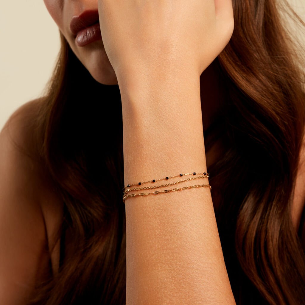 Bracelet Amala Acier Jaune Verre - Bracelets Femme | Histoire d’Or