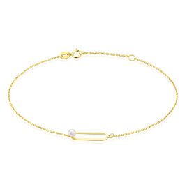 Bracelet Or Jaune Lucasta Perle De Culture - Bracelets Femme | Histoire d’Or