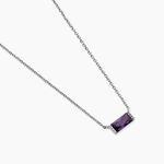 Collier Esra Argent Blanc Oxyde De Zirconium - Colliers fantaisie Femme | Histoire d&rsquo;Or