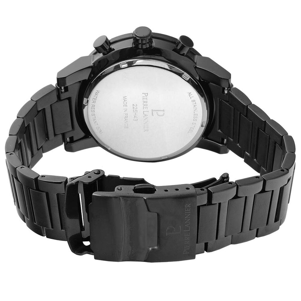 Montre Pierre Lannier Criterium Noir - Montres Homme | Histoire d’Or