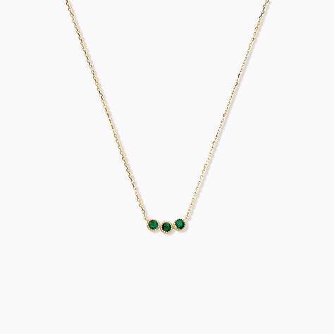 Collier Maynard Or Jaune Emeraude - Colliers Femme | Histoire d&rsquo;Or