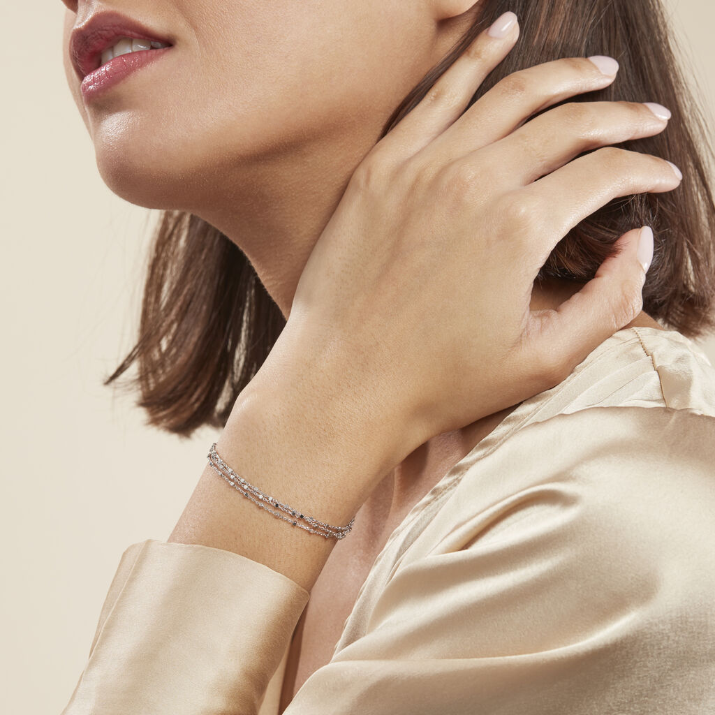 Bracelet Marie-armelle Argent Blanc - Bracelets Femme | Histoire d’Or