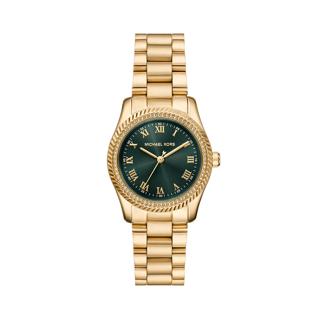 Montre Michael Kors Lexington Vert - Montres Femme | Histoire d&rsquo;Or