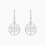 Boucles D'oreilles Pendantes Mely Argent Blanc - Boucles d'oreilles fantaisie Femme | Histoire d&rsquo;Or