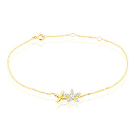 Bracelet Nahya Or Jaune Oxyde De Zirconium - Bracelets Femme | Histoire d’Or