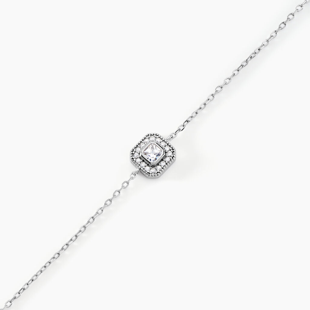 Bracelet Majesty Argent Blanc Oxyde De Zirconium - Bracelets Femme | Histoire d&rsquo;Or