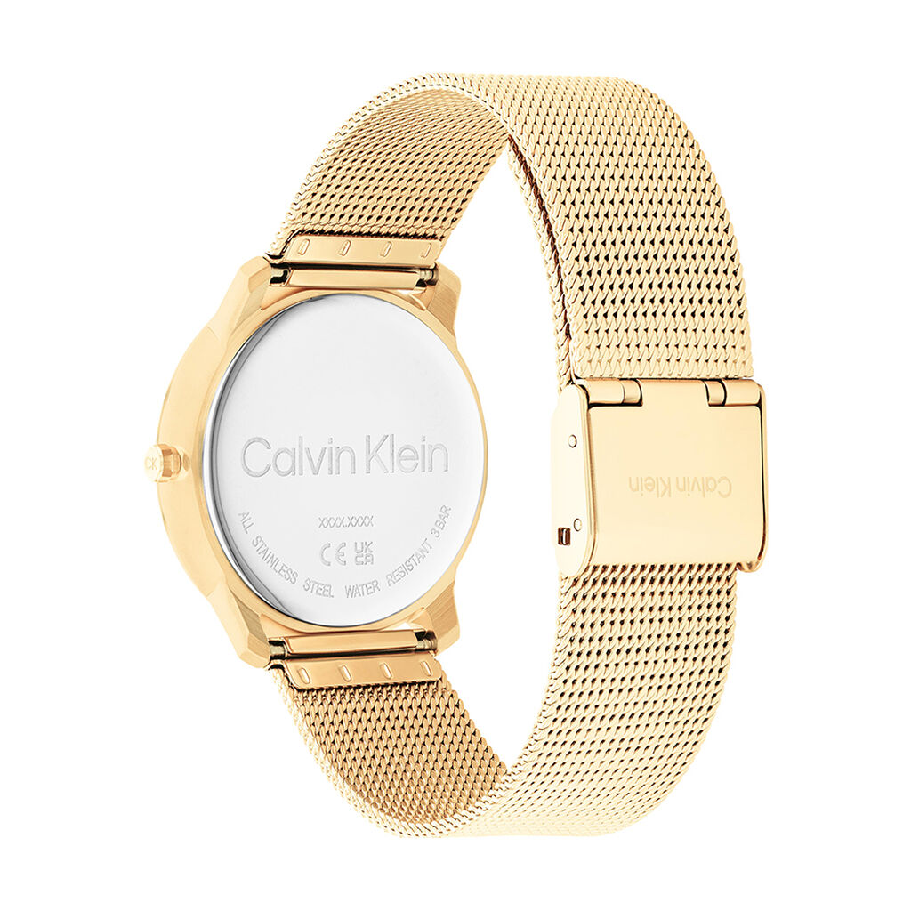 Montre Calvin Klein Iconic Mesh Champagne - Montres Femme | Histoire d’Or