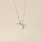 Collier Narcisse Dream Argent Blanc - Colliers fantaisie Femme | Histoire d&rsquo;Or