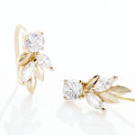 Bijoux D'oreilles Alexine Or Jaune Oxyde De Zirconium - Ear cuffs Femme | Histoire d&rsquo;Or