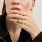Bague Aissata Acier Dore - Bagues fantaisie Femme | Histoire d&rsquo;Or