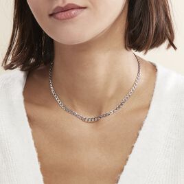 Collier Argent Blanc Casper - Colliers Femme | Histoire d’Or