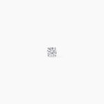 Boucle D'oreille Puce Unitaire Victoria Or Blanc Diamant - Piercings d'oreilles Famille | Histoire d&rsquo;Or