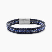 Bracelet Alassio Acier Blanc Sodalite