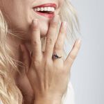 Bague Or Blanc Jaire Saphir - Bagues solitaires Femme | Histoire d&rsquo;Or