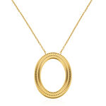 Collier Sautoir Agostino Acier Jaune - Sautoirs Femme | Histoire d&rsquo;Or