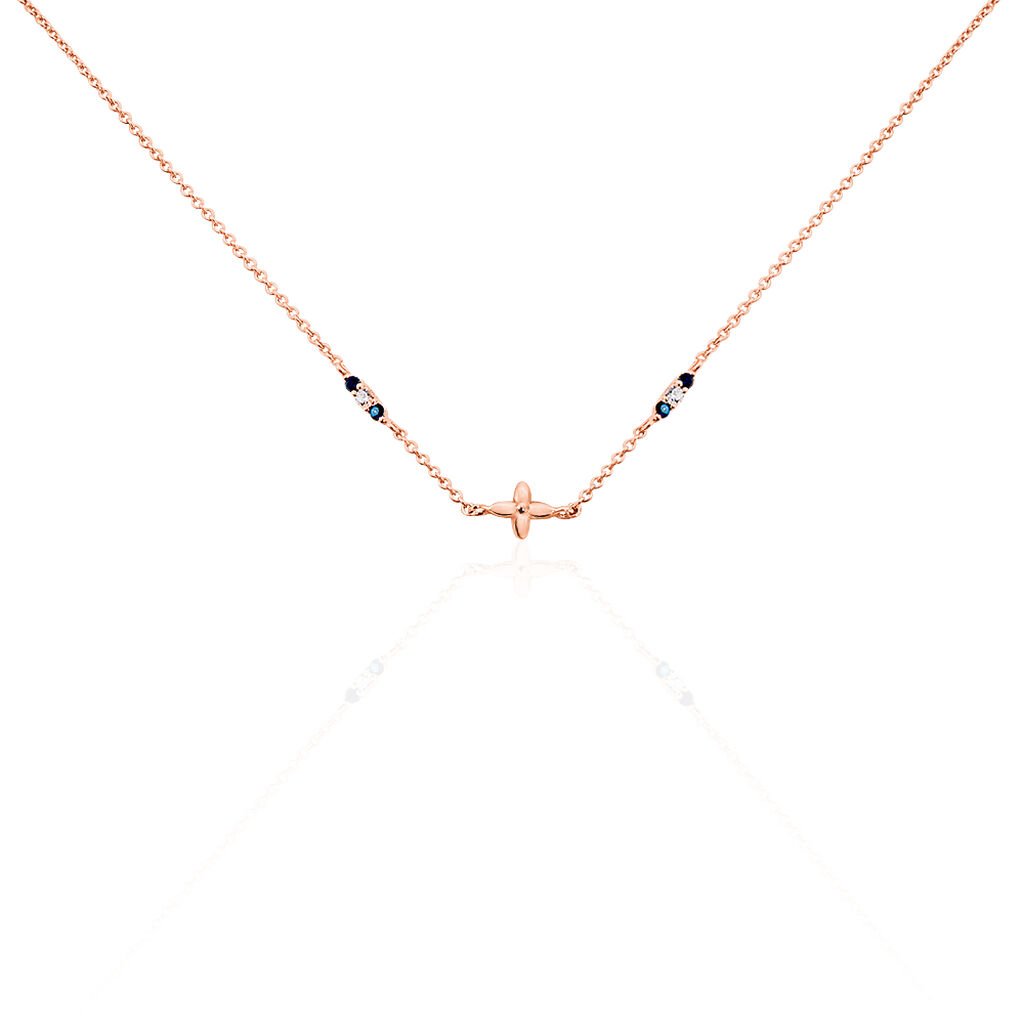 Collier Esia Argent Rose Oxyde De Zirconium - Colliers fantaisie Femme | Histoire d’Or