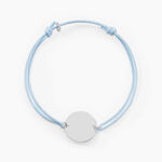 Bracelet Helenia Pastille Gravable Or Blanc - Bracelets Naissance Enfant | Histoire d&rsquo;Or