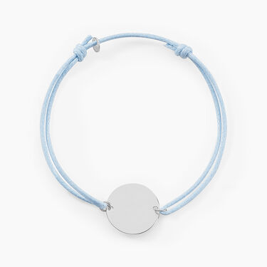 Bracelet Helenia Pastille Gravable Or Blanc
