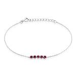 Bracelet Karrie Argent Blanc Oxyde De Zirconium - Bracelets Femme | Histoire d&rsquo;Or