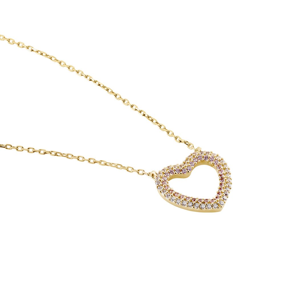 Collier Plaqué Or Jaune Xavia Oxydes De Zirconium - Colliers Femme | Histoire d’Or