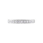 Alliance Valentine Or Blanc Diamant Synthetique - Alliances Femme | Histoire d&rsquo;Or
