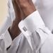 Boutons De Manchette Acier Blanc Moritz - Boutons de manchette Homme | Histoire d’Or