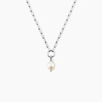 Collier Perla Argent Blanc Perle De Culture - Colliers fantaisie Femme | Histoire d&rsquo;Or