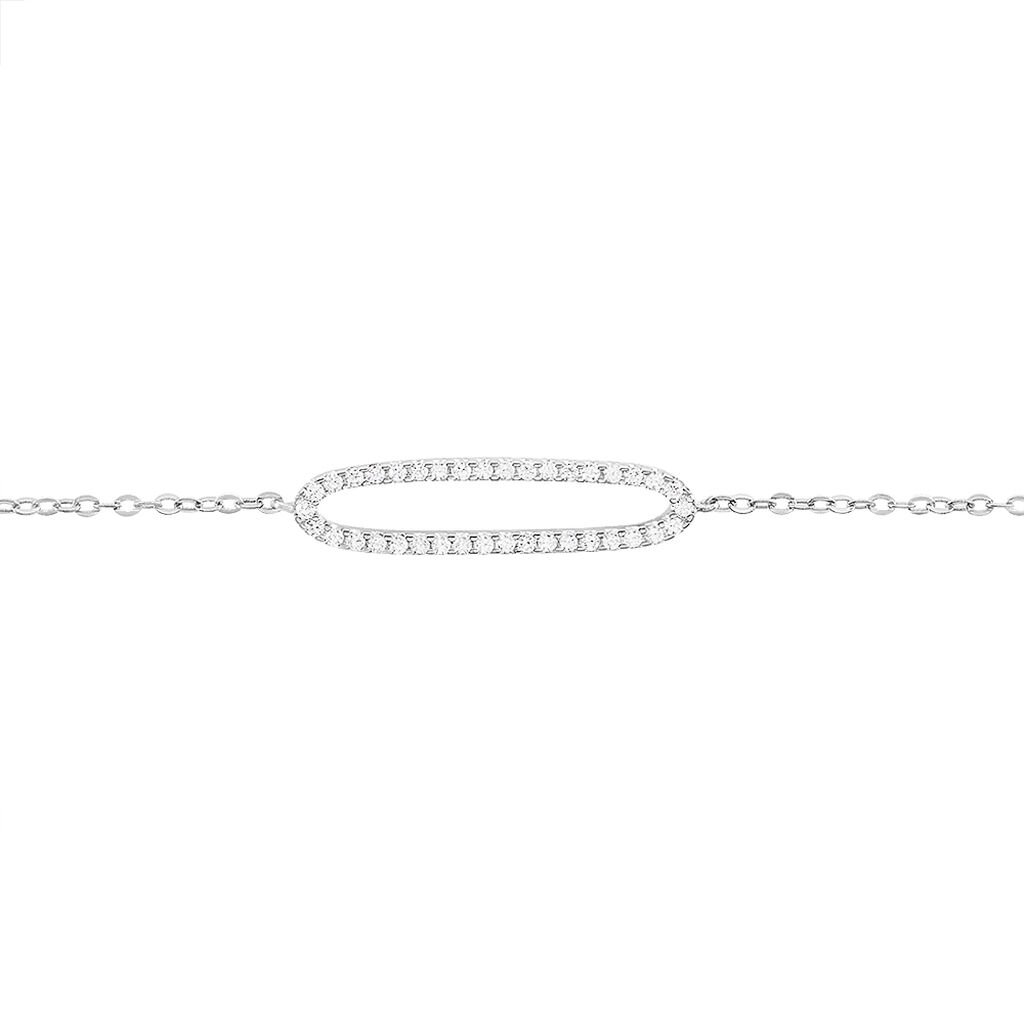 Bracelet Laïde Argent Blanc Oxyde De Zirconium - Bracelets Femme | Histoire d’Or